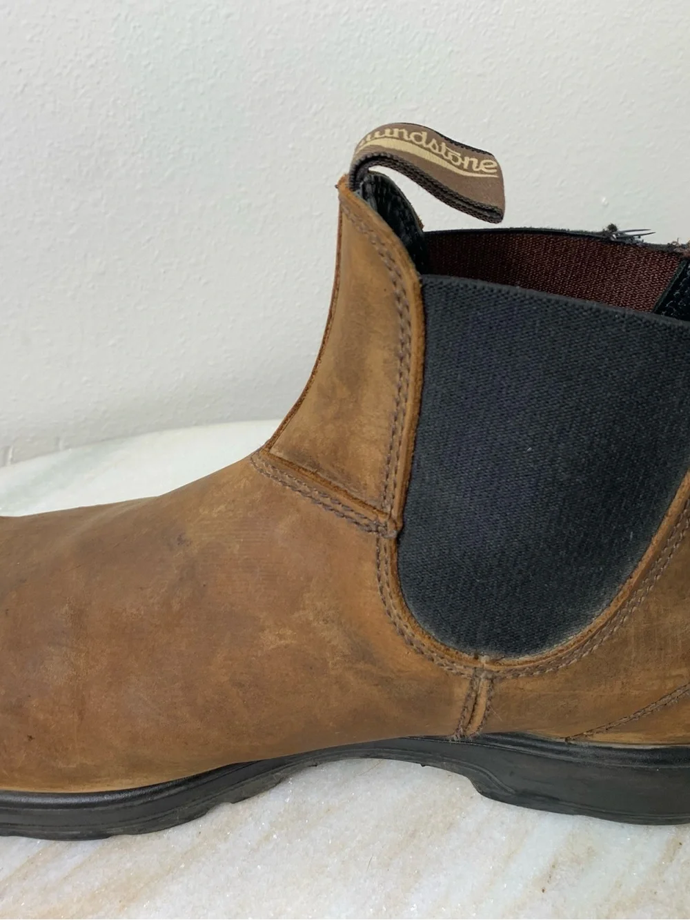 Blundstone boots Chelsea sz 11 men’s brown leather pull on